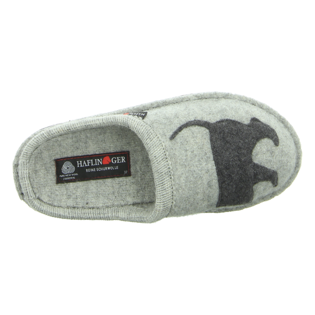 Haflinger - 313021 0 84 - Flair Dackel - steingraumeliert - Hausschuhe