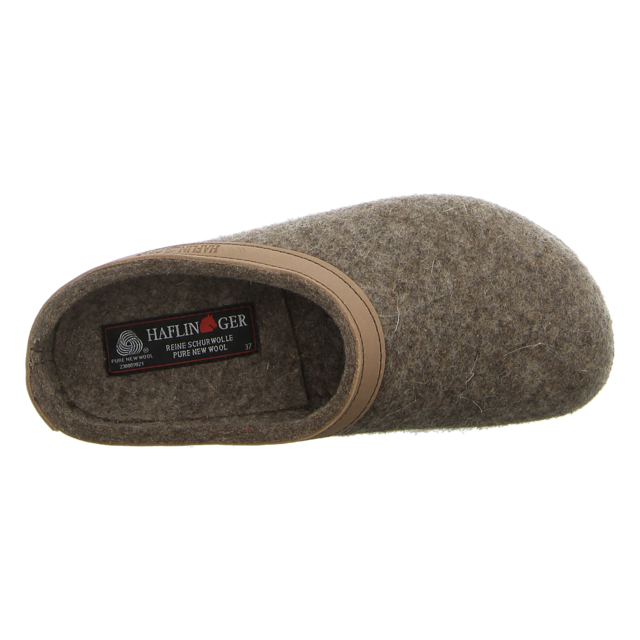 Haflinger - 713001-0-550 - Grizzly Torben - torf - Hausschuhe