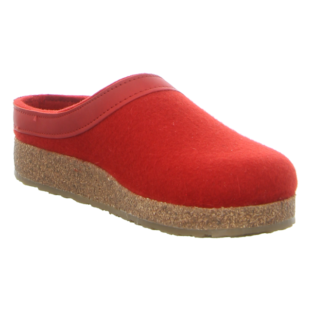Haflinger - 713001 0 11 - Grizzly Torben - rubin - Hausschuhe