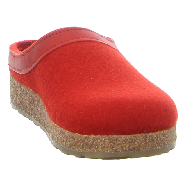 Haflinger - 713001 0 11 - Grizzly Torben - rubin - Hausschuhe