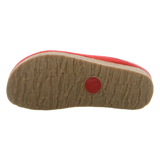 Haflinger - 713001 0 11 - Grizzly Torben - rubin - Hausschuhe