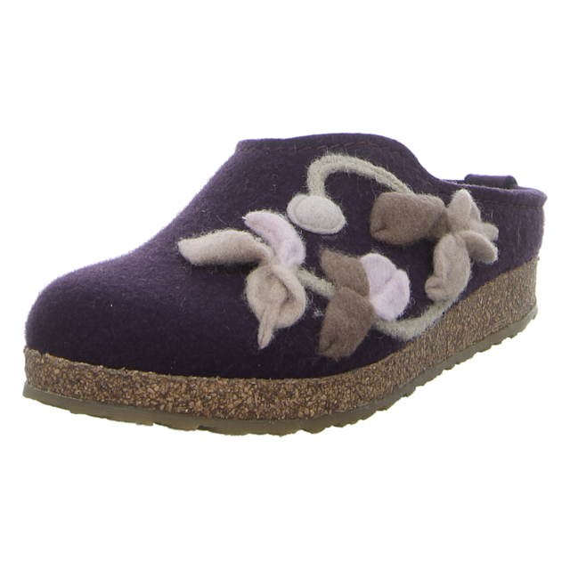 Haflinger - 731078 0 90 - Grizzly Venus - rot-kombi - Hausschuhe