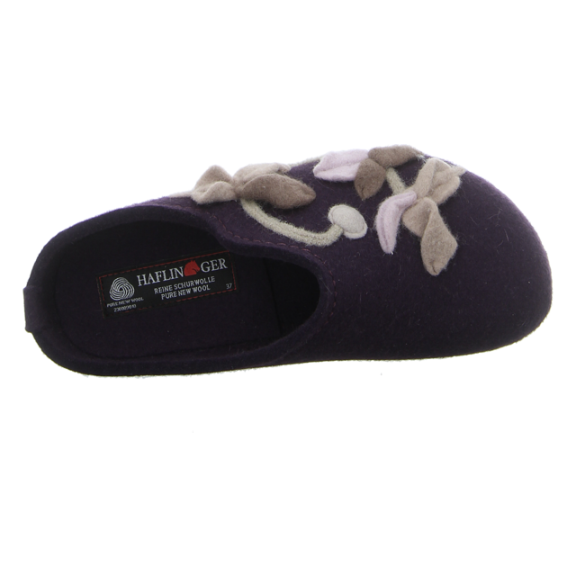 Haflinger - 731078 0 90 - Grizzly Venus - rot-kombi - Hausschuhe