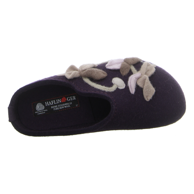 Haflinger - 731078 0 90 - Grizzly Venus - rot-kombi - Hausschuhe