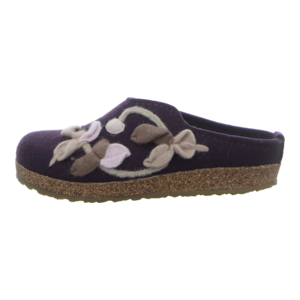 Hausschuhe - Haflinger - Grizzly Venus - rot-kombi