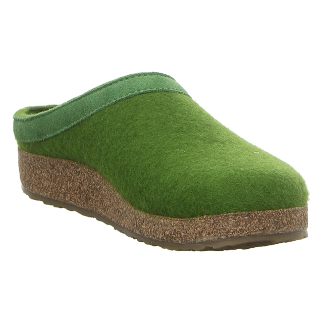 Haflinger - 713001 0 36 - Grizzly Torben - grasgrn - Hausschuhe