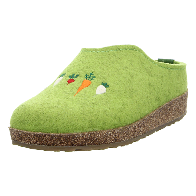 Haflinger - 741042-98 - Grizzly Rbli - canarygreen - Hausschuhe