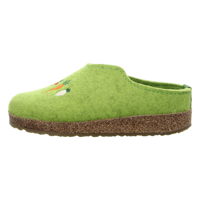 Haflinger - 741042-98 - Grizzly Rbli - canarygreen - Hausschuhe