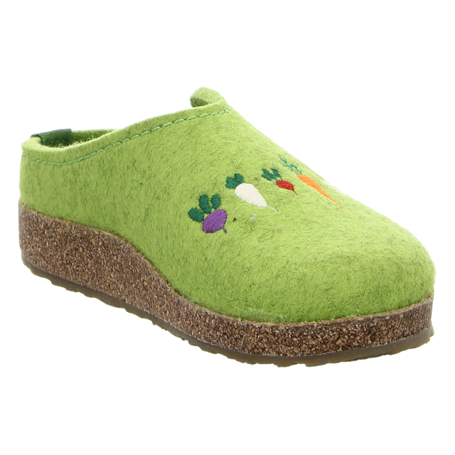 Haflinger - 741042-98 - Grizzly Rbli - canarygreen - Hausschuhe