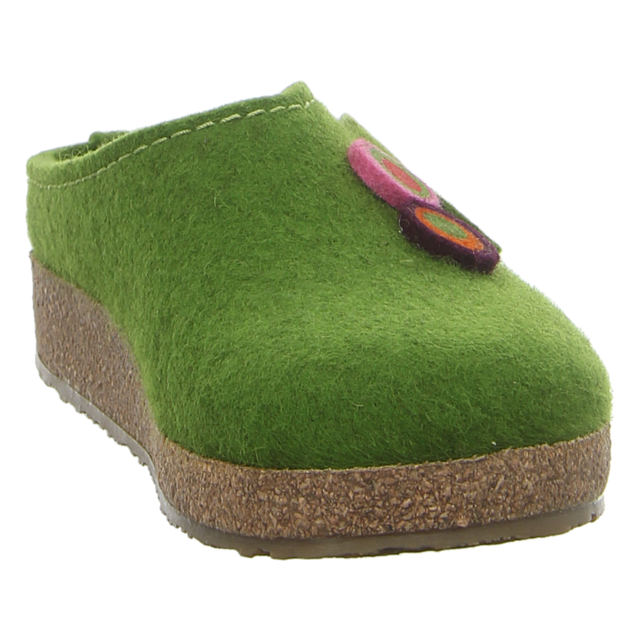 Haflinger - 731023 0 36 - Grizzly Kanon - grasgrn - Hausschuhe