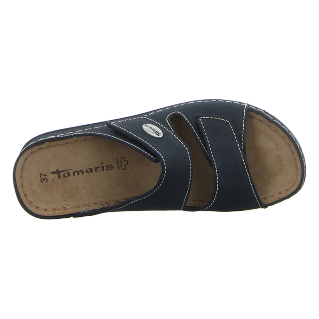 Tamaris - 1-27510-41-805 - 1-27510-41-805 - navy - Pantoletten