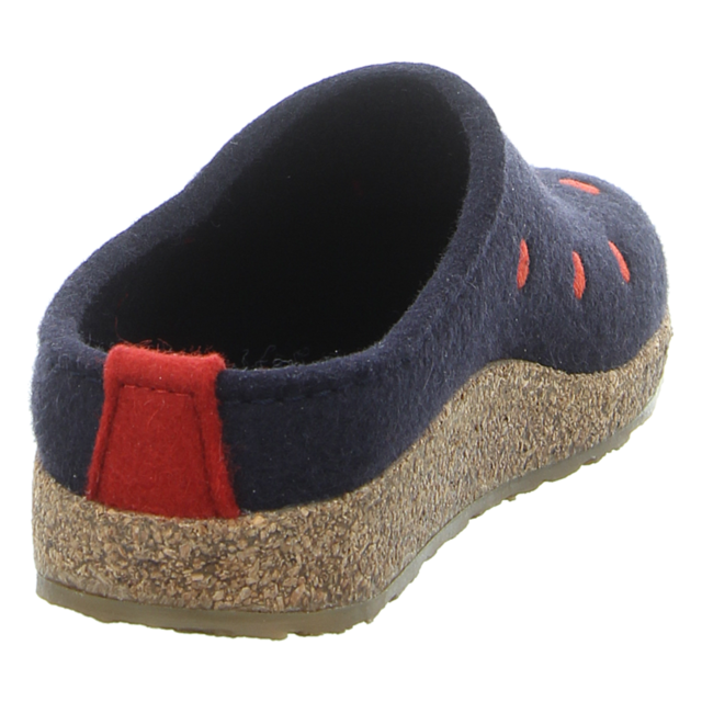 Haflinger - 741031-0-70 - Grizzly Cuoricino - mittelblau - Hausschuhe