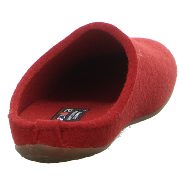 Haflinger - 481024 0 11 - Everest Fundus - rubin - Hausschuhe