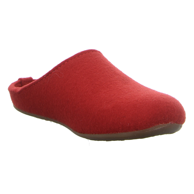 Haflinger - 481024 0 11 - Everest Fundus - rubin - Hausschuhe