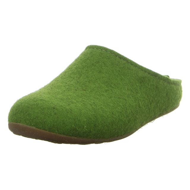 Haflinger - 481024 0 36 - Everest Fundus - grasgrn - Hausschuhe