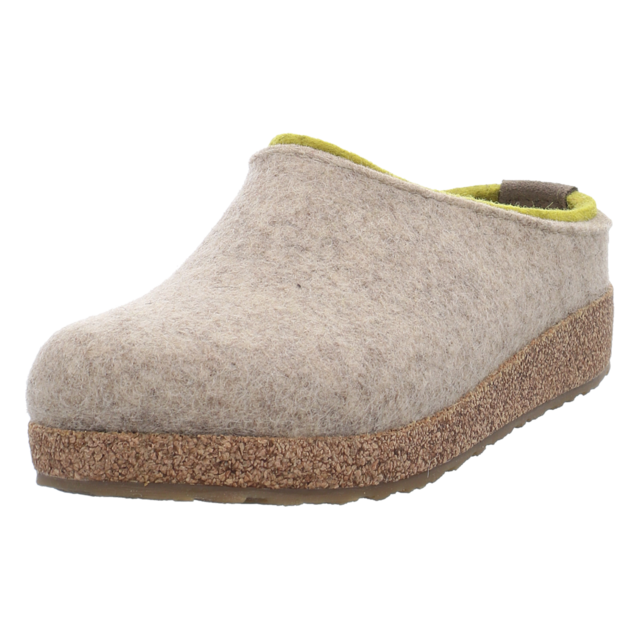 Haflinger - 711056-346 - Grizzly Kris - beigemeliert - Hausschuhe