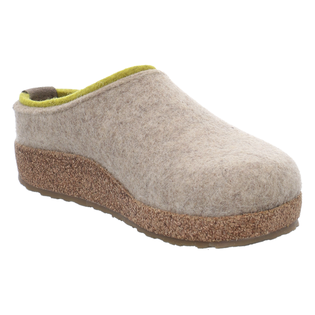 Haflinger - 711056-346 - Grizzly Kris - beigemeliert - Hausschuhe