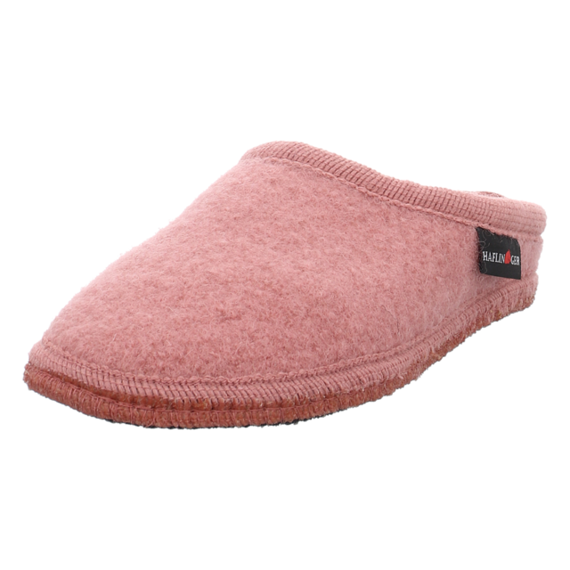 Haflinger - 611114-136 - Walktoffel Striped - rouge - Hausschuhe