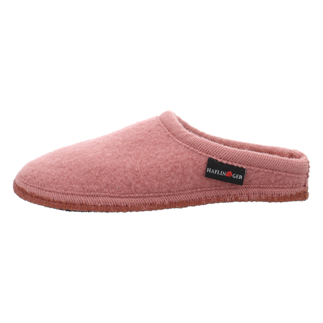 Haflinger - 611114-136 - Walktoffel Striped - rouge - Hausschuhe