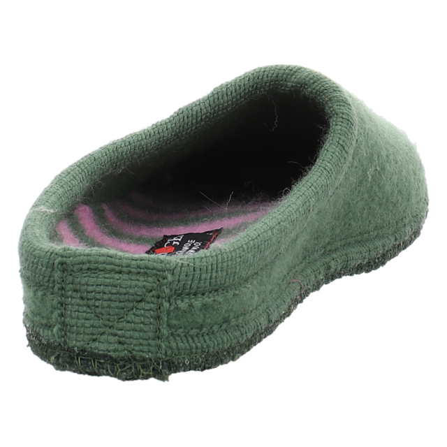 Haflinger - 611114-132 - Walktoffel Striped - farn - Hausschuhe