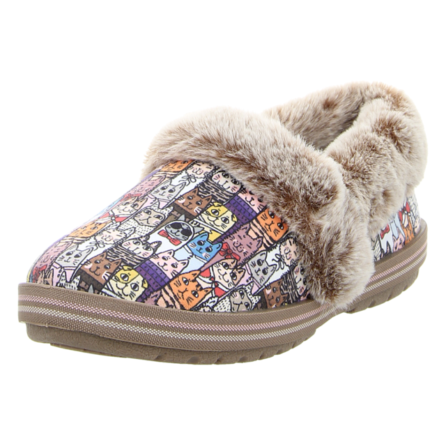 Skechers - 33347 MLT - Bobs Too Cozy-Chic - multi/faux - Hausschuhe