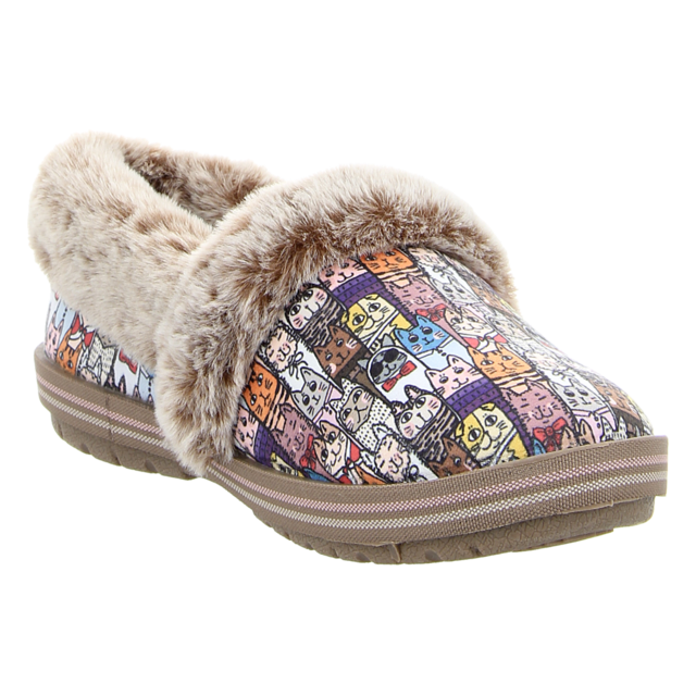 Skechers - 33347 MLT - Bobs Too Cozy-Chic - multi/faux - Hausschuhe
